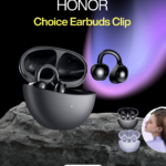 Dark Modern Business Report Presentation Device Product Mockup Instagram Post HONOR Choice Earbuds Clip